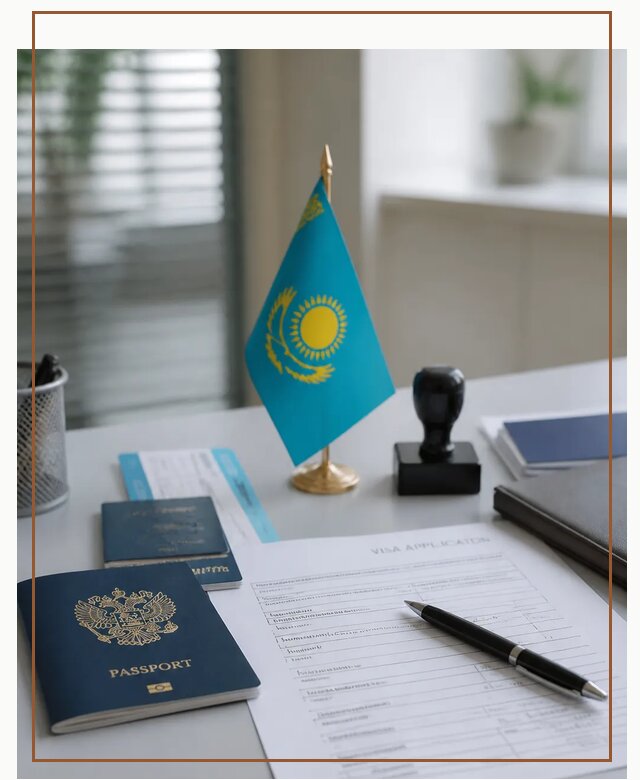 Оформление визы в Казахстан для поездки и работы в Узловой