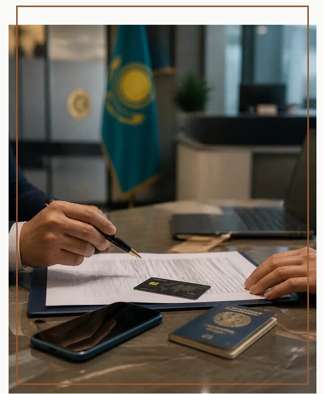 Открытие счета и банковской карты в Казахстане в Узловой